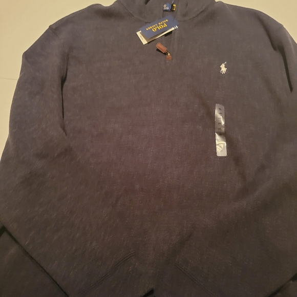 Polo Ralph Lauren Luxury Jersey Quarter-Zip Black - Picture 11 of 16
